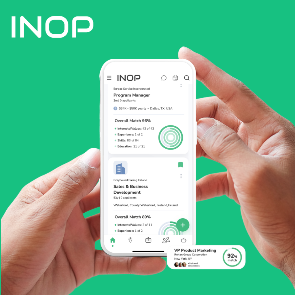 INOP, the impact-driven professional platform creates opportunities based on shared beliefs, values, and interests