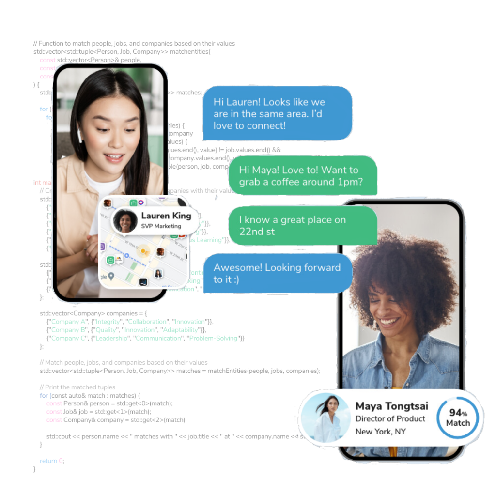 Integrated chat tool for seamless networking and collaboration