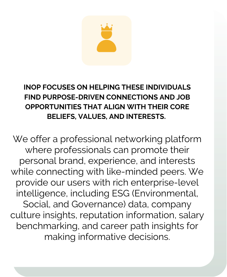 Discover professionals and companies that align with your values