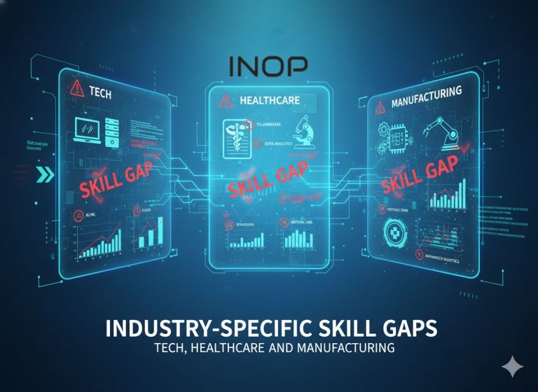 Industry-Specific Skill Gaps: Tech, Healthcare, and Manufacturing