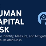 Abstract illustration representing human capital risk management and workforce planning.