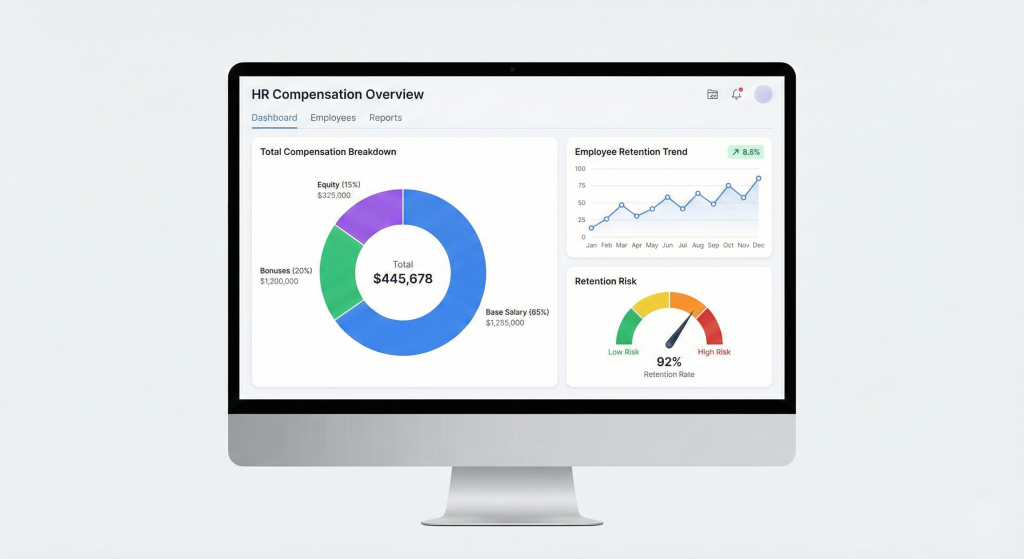How companies visualize total comp for hiring and retention decisions