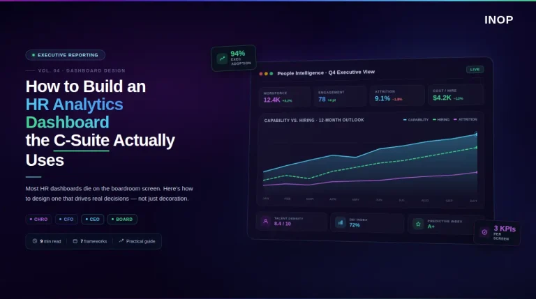 How to Build an HR Analytics Dashboard the C-Suite Actually Uses