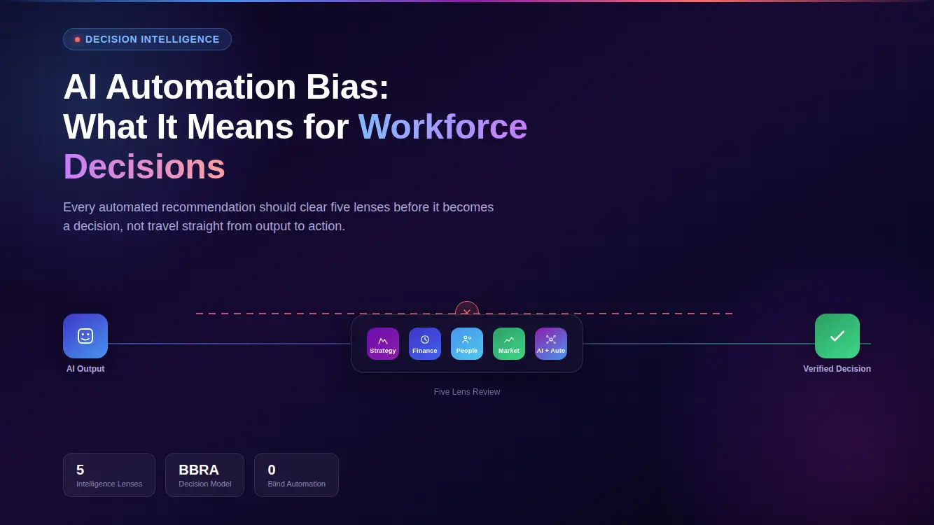 AI Automation Bias: What It Means for Workforce Decisions